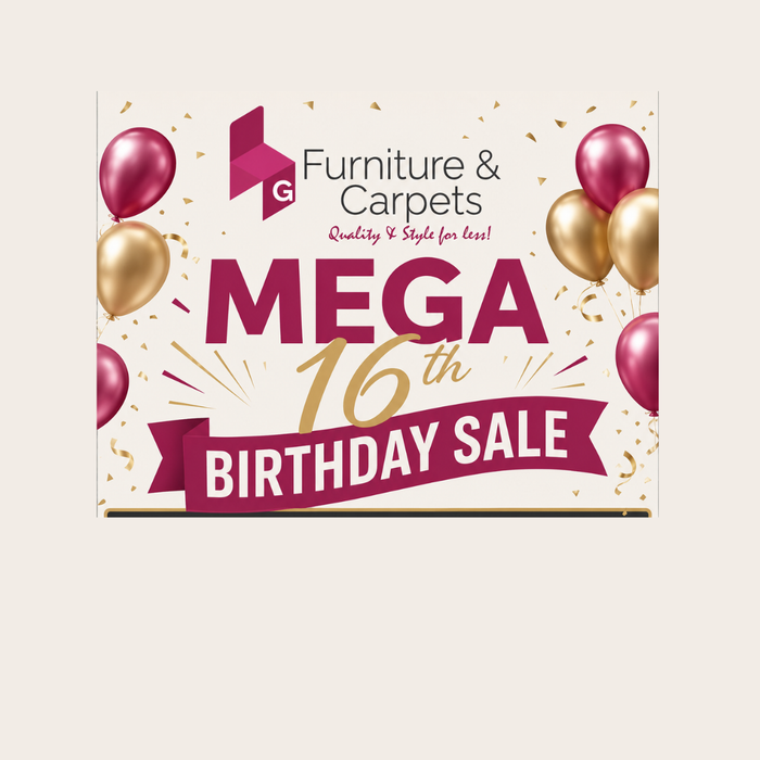 G Furniture & Carpets Celebrates 16 Years in Business With Mega Sale