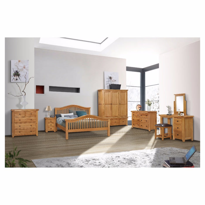 Oscar 4ft6 Curved Bedframe