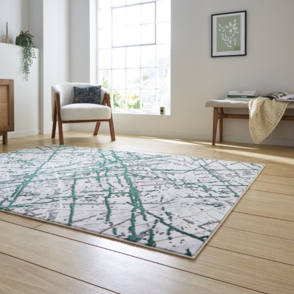 Artemis Green/Silver B8403A Rug