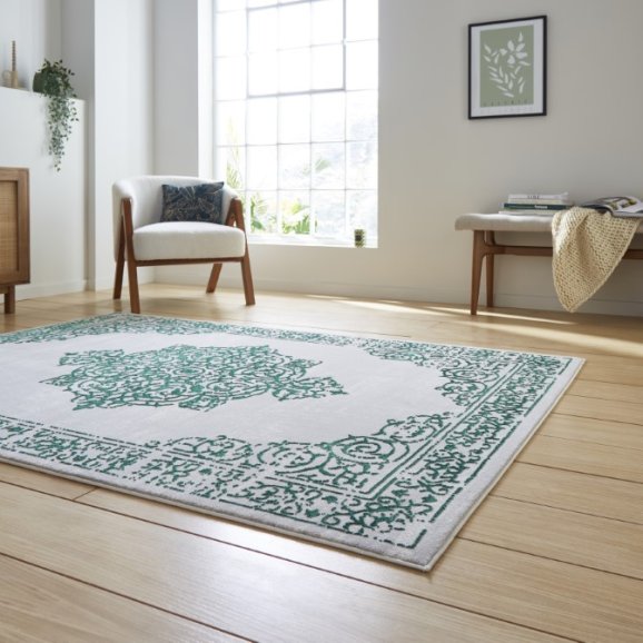 Artemis Green/Silver B9076A Rug