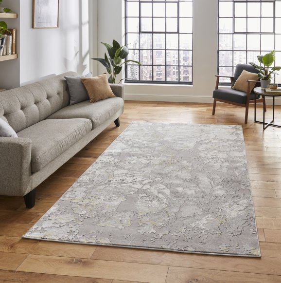 Apollo Grey/Gold GR579 Rug