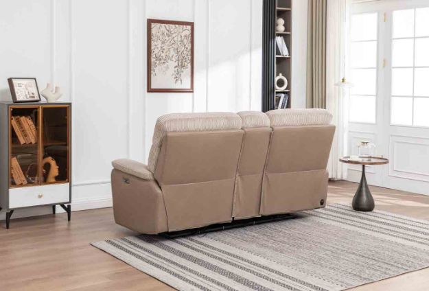 Arlington 2 Seater Electric Recliner with Console & Wireless Charger