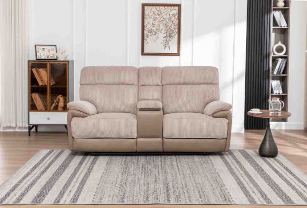 Arlington 2 Seater Electric Recliner with Console & Wireless Charger
