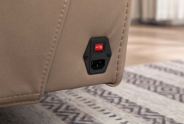 Arlington Electric Recliner Corner with Console & Hidden Wireless Charger