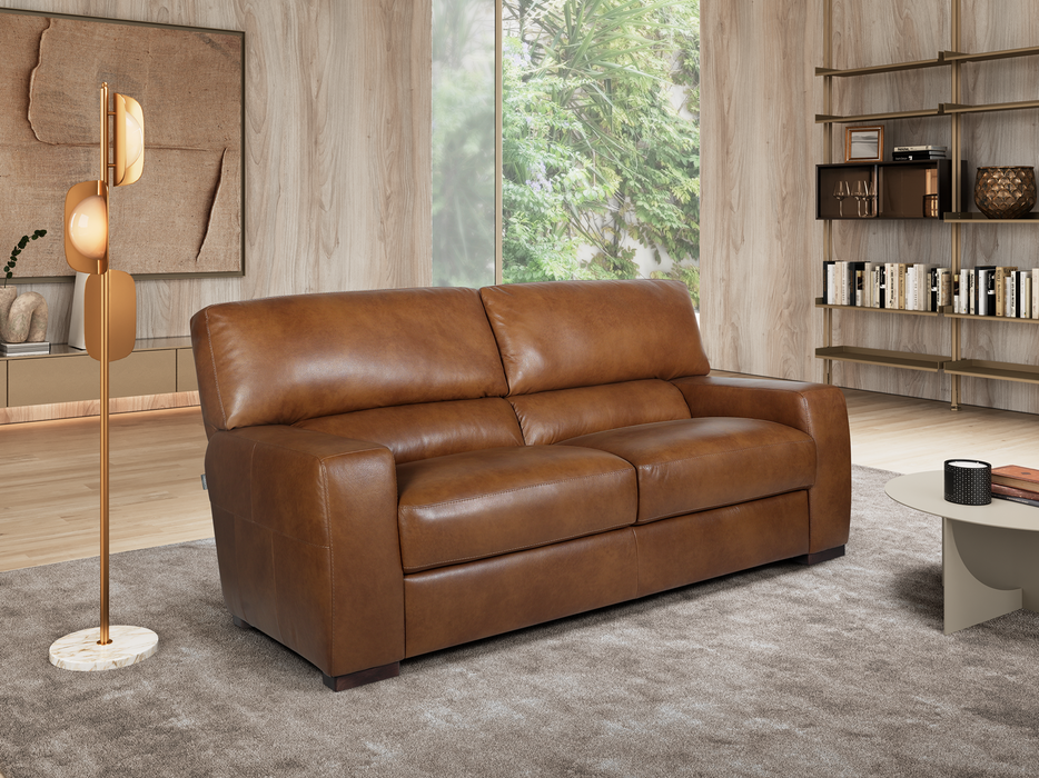 Aurora Italian Leather 2.5 Seater