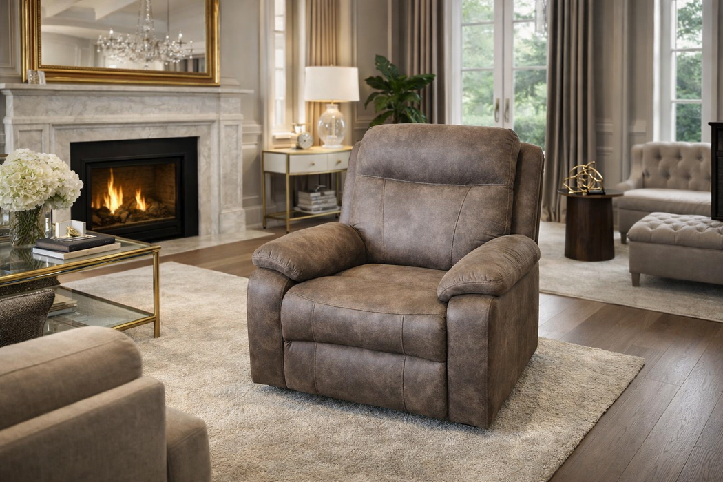 Battersea 3+1+1 Manual Recliners - Brown
