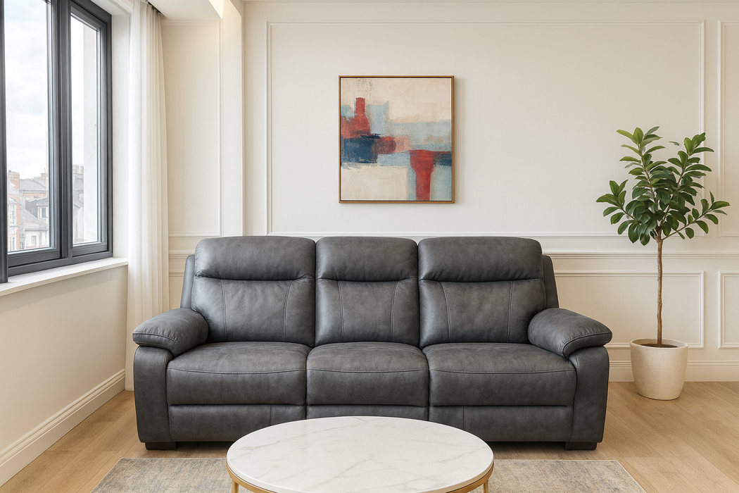 Battersea 3+1+1 Manual Recliners - Grey