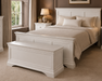 Bella White Blanket Box