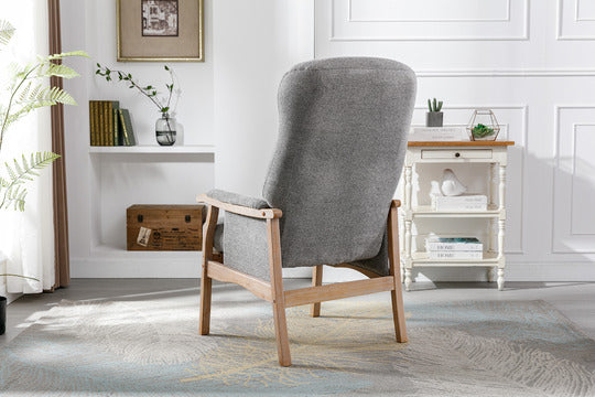 Brandon Arm Chair Light Grey Orthopedic.