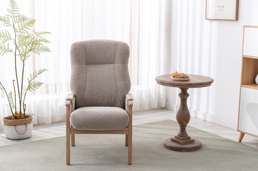 Brandon Arm Chair Oatmeal Back Support