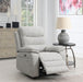 Bromley 1 seater electric recliner light grey