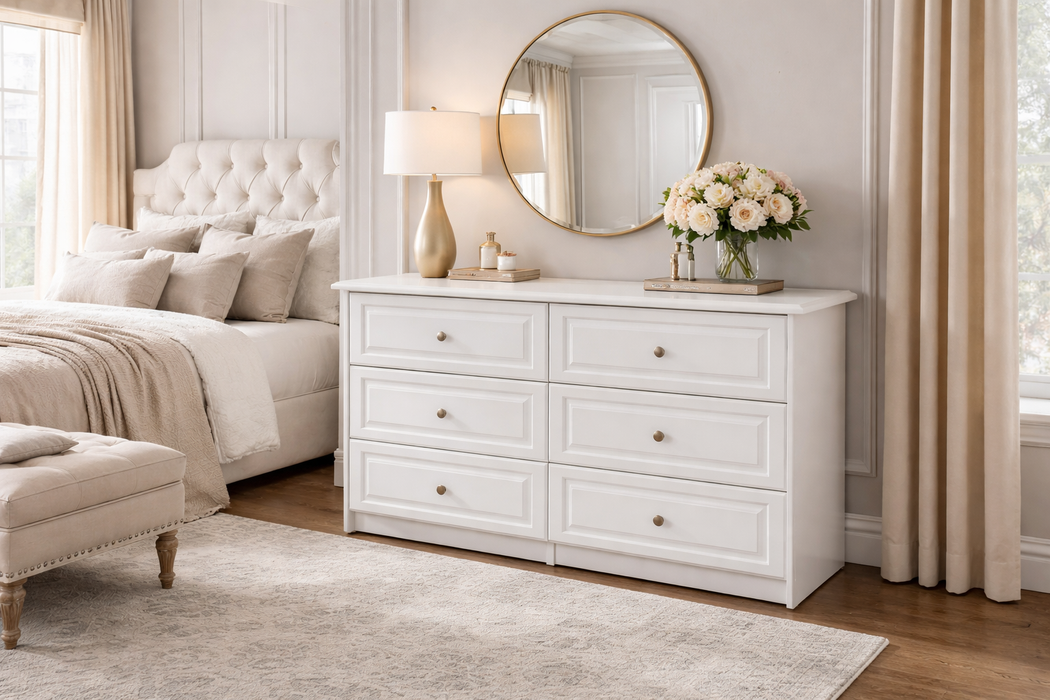 Brosna 3+3 Deep Drawer Wide Chest