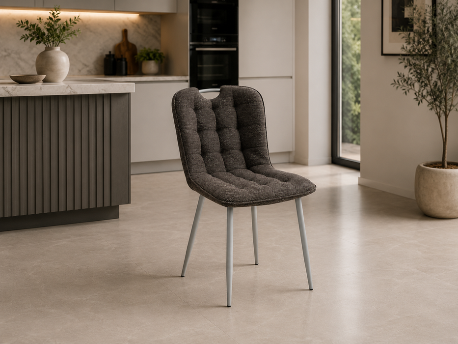 Carlos Dining Chair Slate Grey
