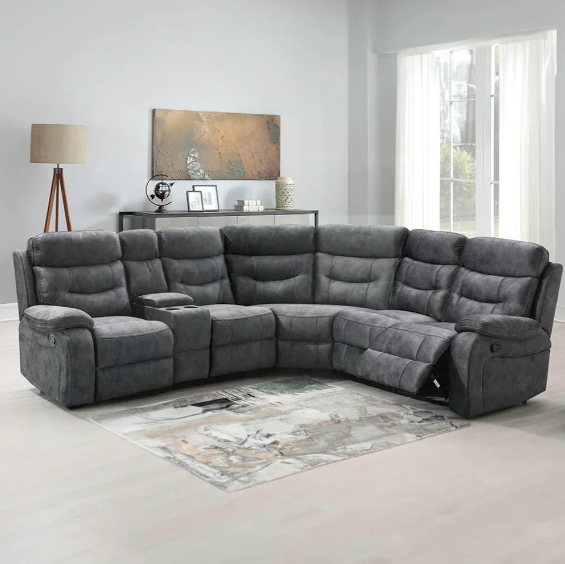 Carrie Manual Recliner Corner Sofa