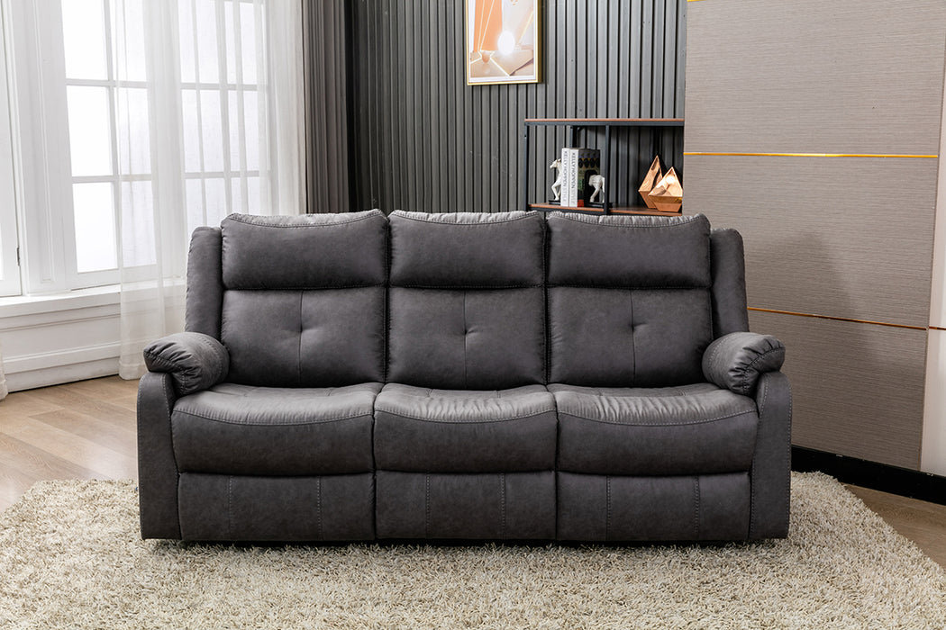 Casey 3 Seater Recliner With Drop Down Tray