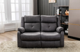 Casey 2 Seater Manual Recliner Anchor Grey