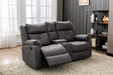 Casey 2 Seater Manual Recliner Couch with Console
