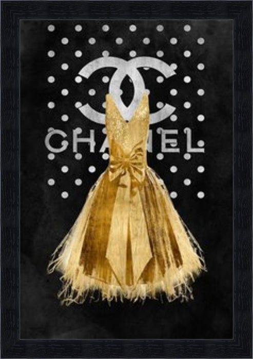 Chanel Gold Dress