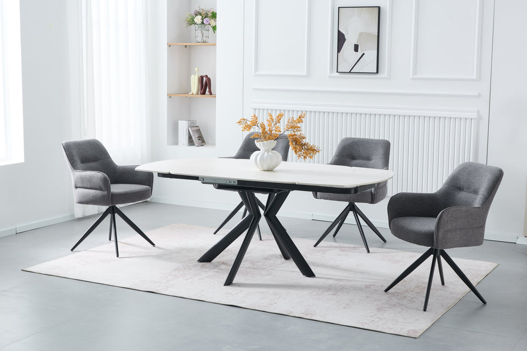 Chloe Ceramic Extension Table
