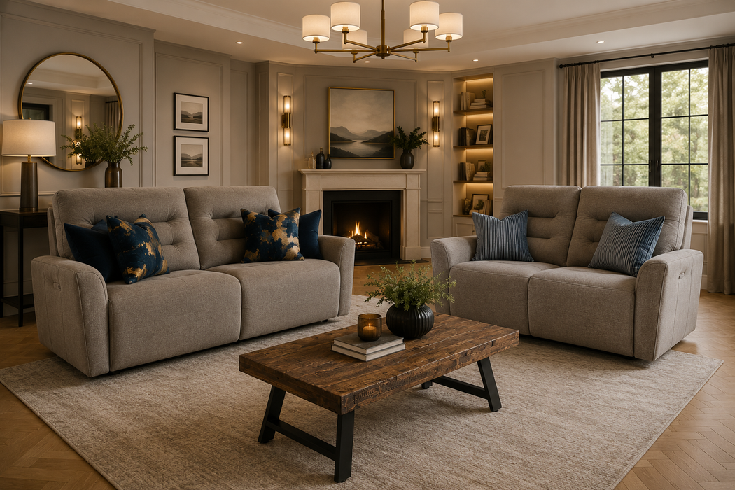Cupar 3+2 Seater Electric Recliner Sofa Suite