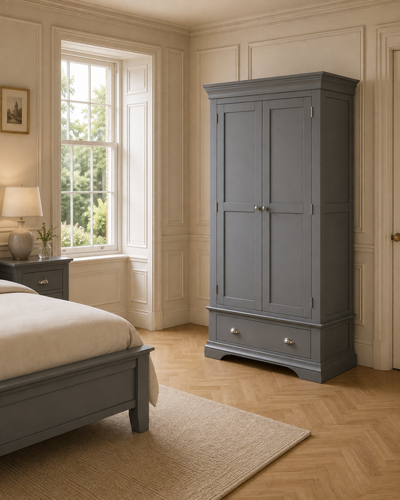 Daniella Double Wardrobe with Drawers