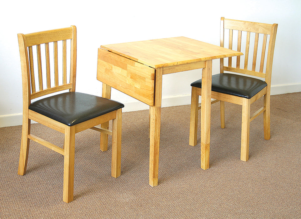 Dropleaf Dining Set with 2 Chairs