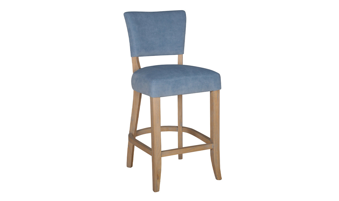 Duke Velvet Bar Stool