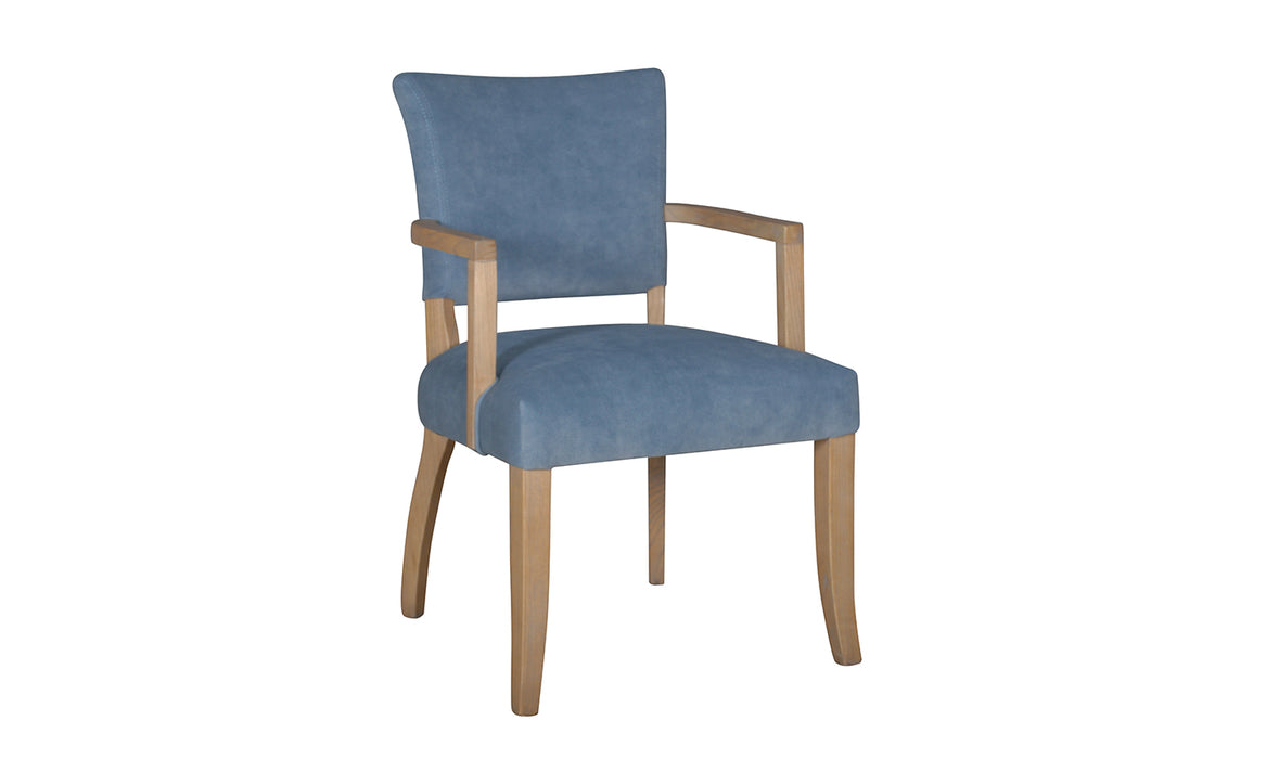 Duke Velvet With Arms Dining Chair