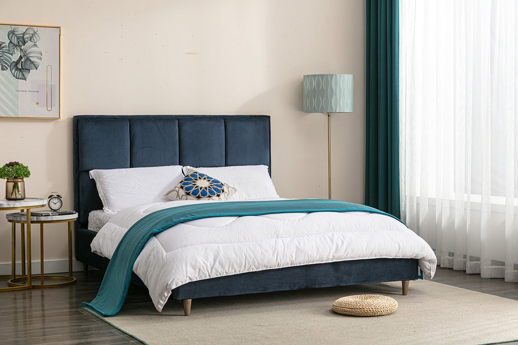 Duval 5ft Bedframe - Navy