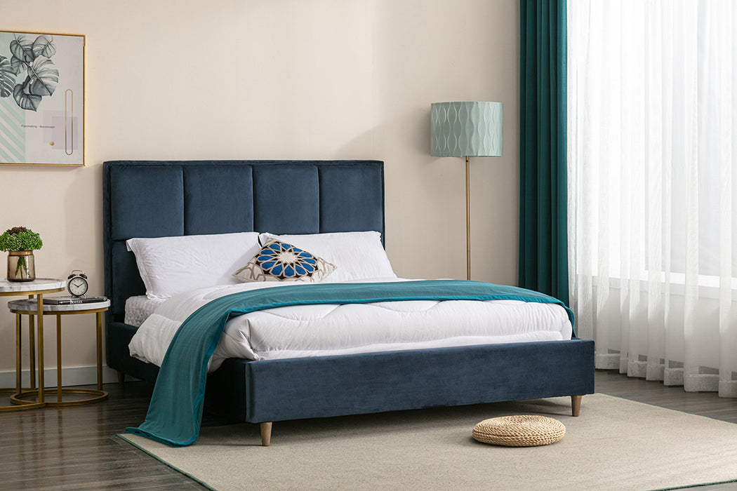 Duval 5ft Bedframe - Navy