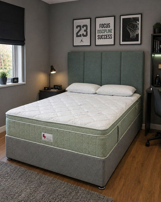 Eco Lux 5ft Mattress, Base & Headboard