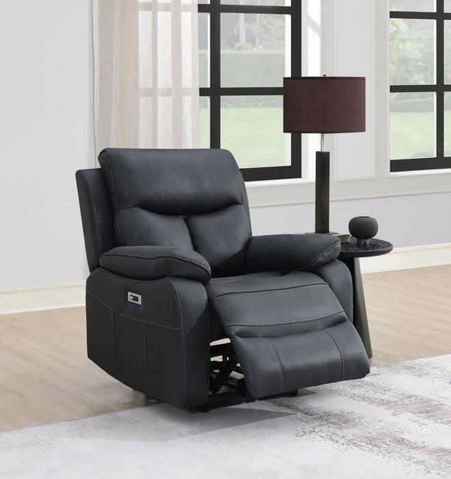 Farah 1 Seater Electric Recliner – Dark Grey