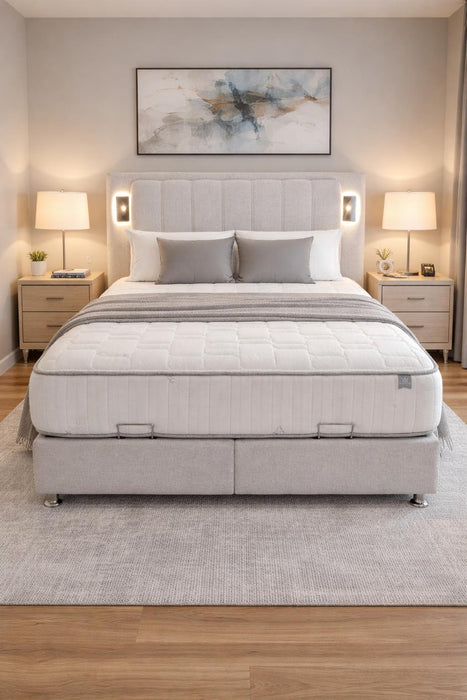 Ferro 5ft Bedframe with Ottoman Storage