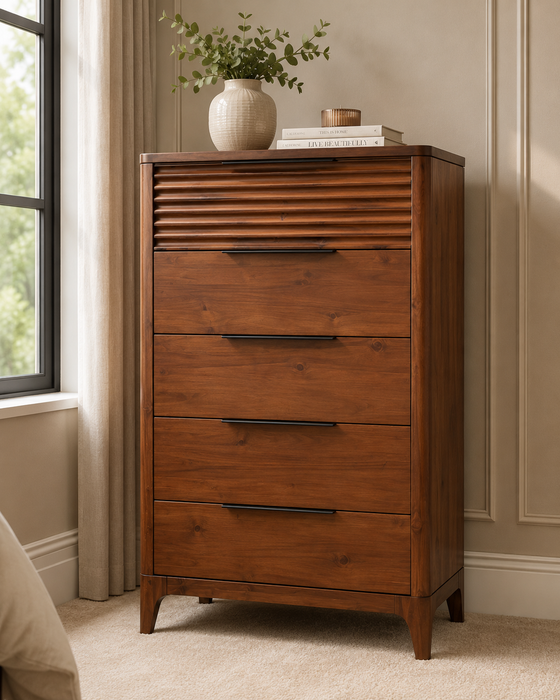 Francesca 5 Drawer Tall Chest