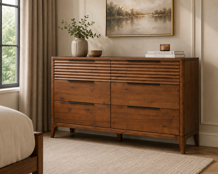 Francesca 6 Drawer Wide Chest