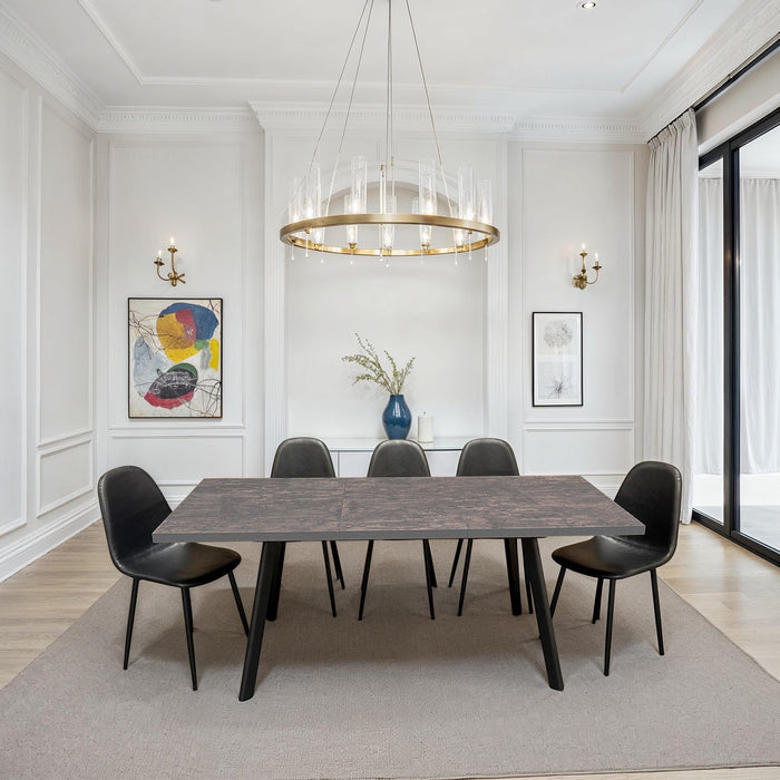 Fredrik Grey Extension Table