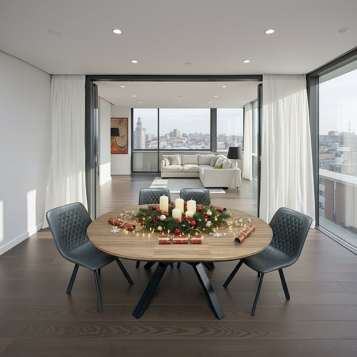 Fredrik Round Extension Table