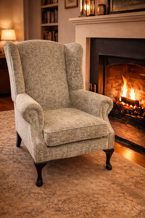 Glasslough Queen Anne Chair - Silver