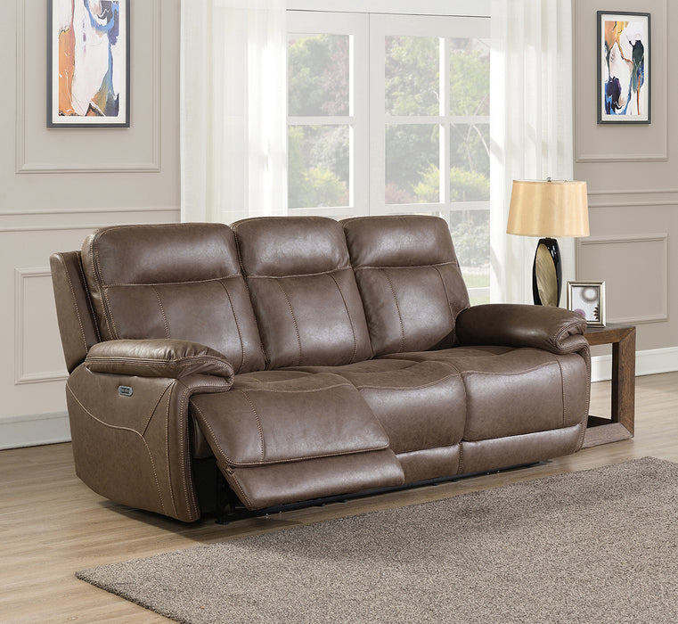 Glenwood 3 Seat Electric Recliner - Chestnut