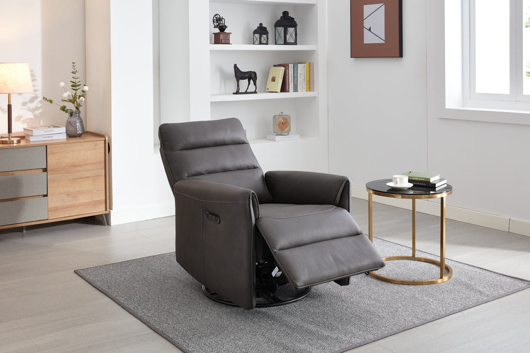 Grey Waterville Swivel_Glide Chair2