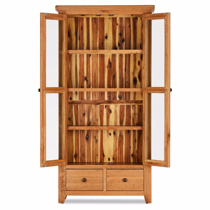 Oscar Double Display Cabinet