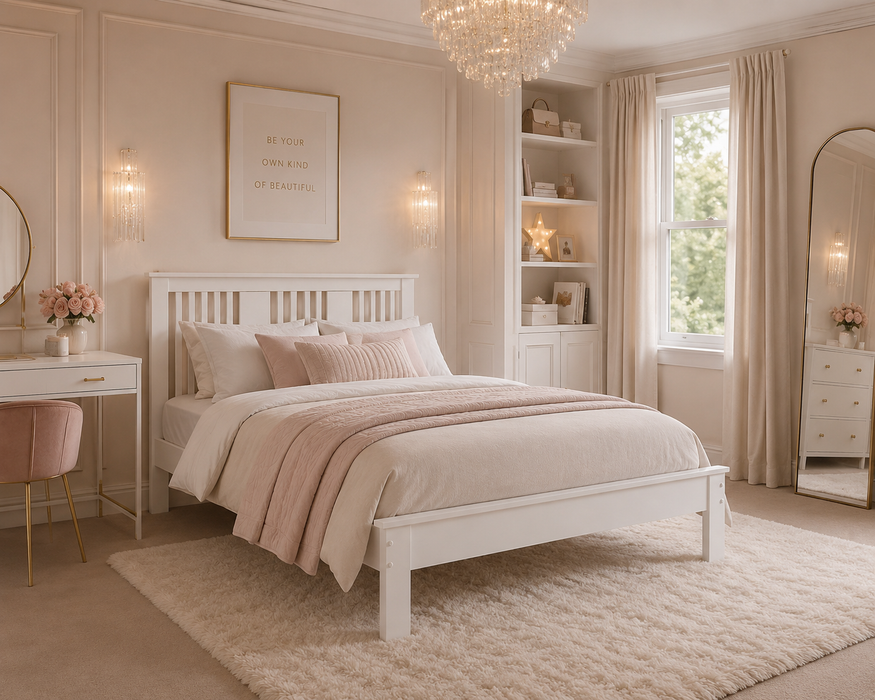 Hanna 4ft Slatted Bedframe