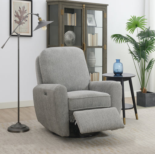 Hanover Swivel Recliner Chair Grey.