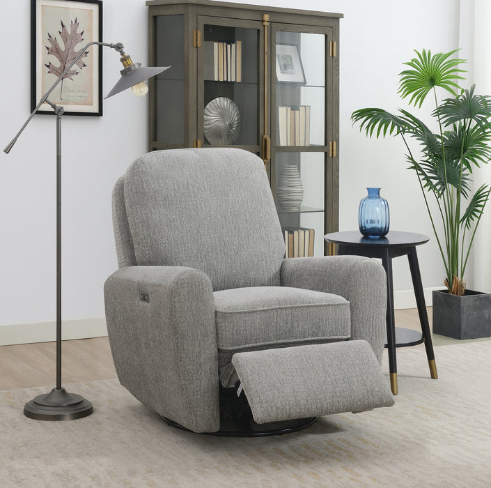 Hanover Swivel Recliner Chair Grey.