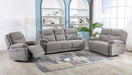 Herbert Light Grey Electric Recliners