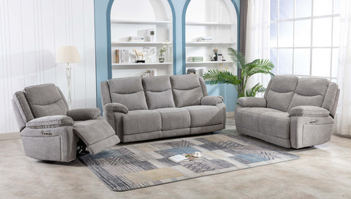 Herbert Light Grey Electric Recliners