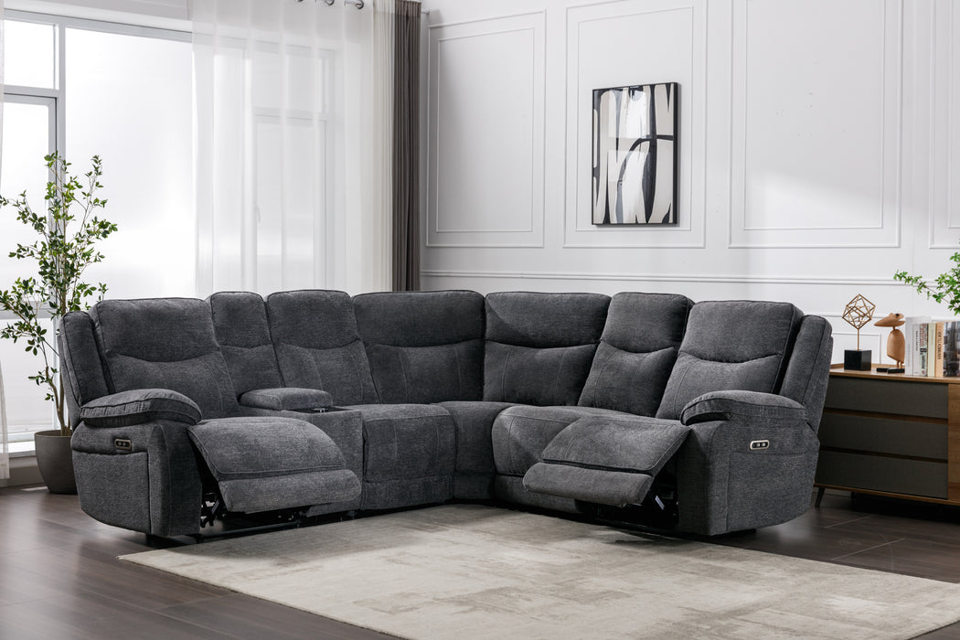 Herbert Electric Recliner Corner Sofa