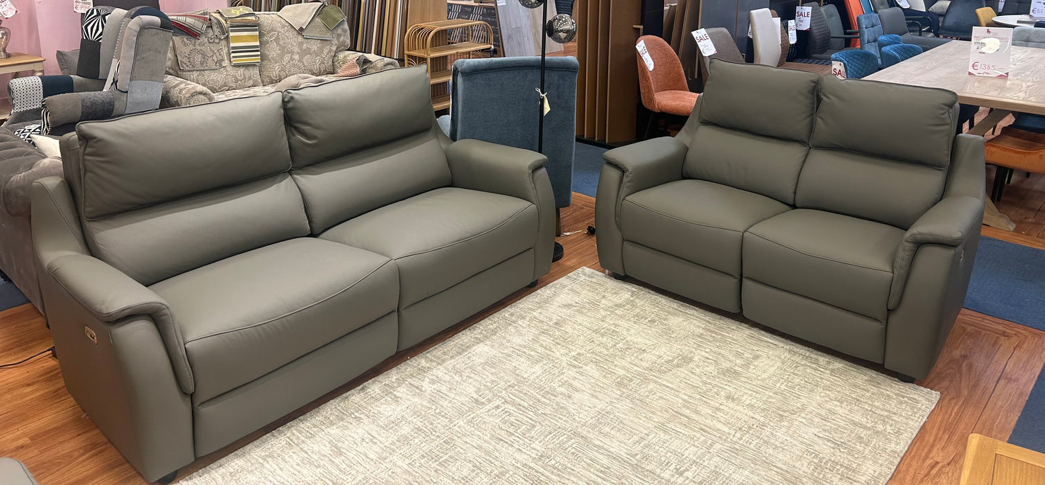 Genoa 3 + 2 Electric Recliners Sofa Suite