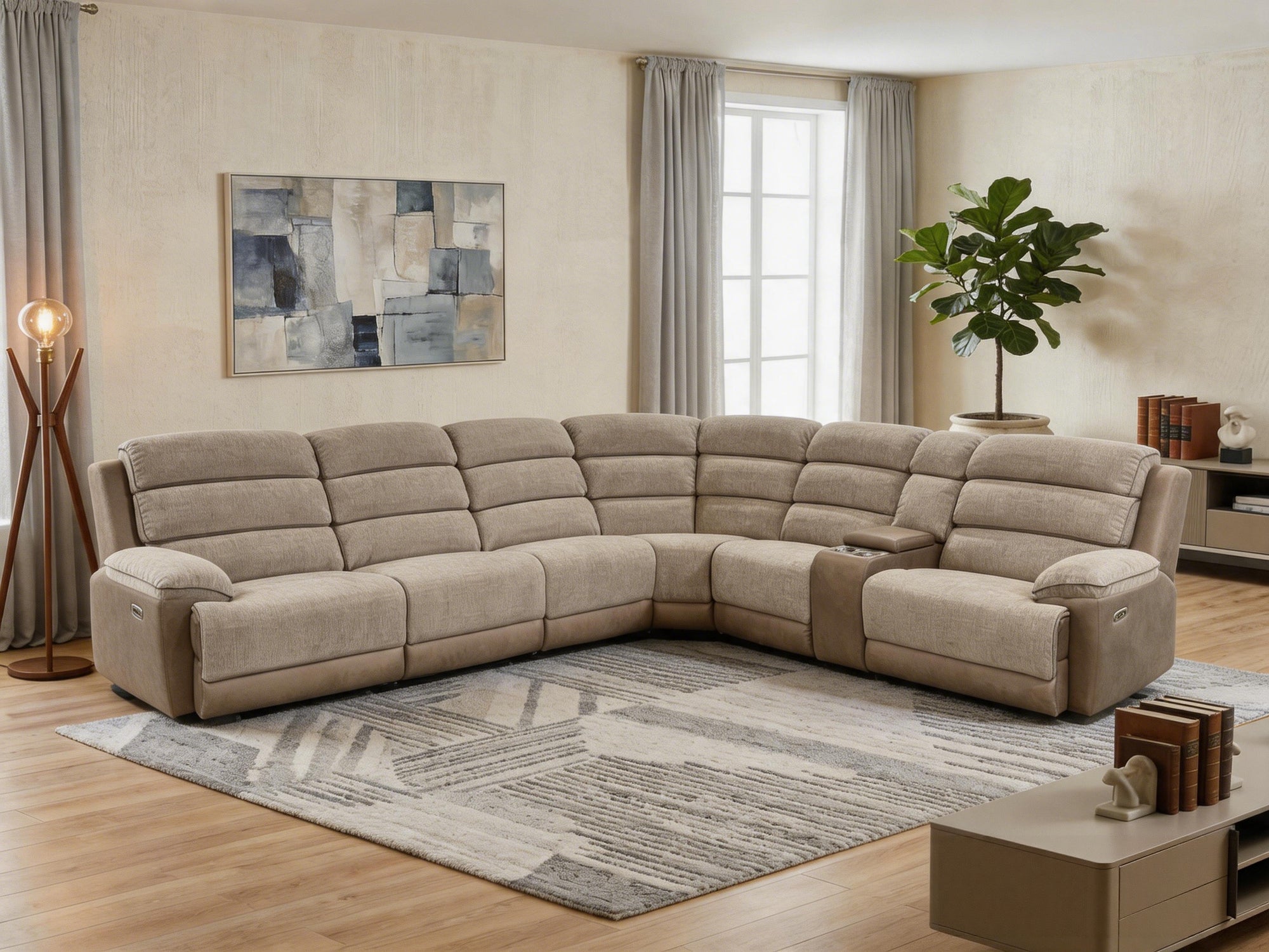 Isabelle Electric Recliner Corner Sofa