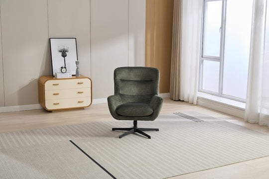 Isla Swivel Recliner with Footstool